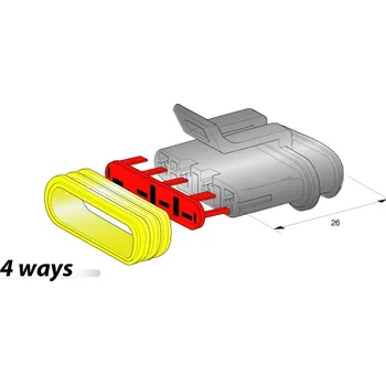SUPERSEAL těleso D4 44.23680 (SRS1,5/F04 bez konektorů)
