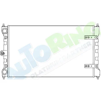 Chladič motoru Chladič vody VOLKSWAGEN Polo (86C,2F) 1991-08.94 LP.0000.1913.87-191387 - DOPRAVA ZDARMA