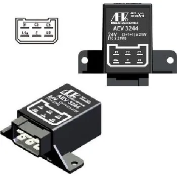Relé Přerušovač blinkrů 24V AEV 3244 (AEV3244 Přerušovač směrových světel AEV 3244)