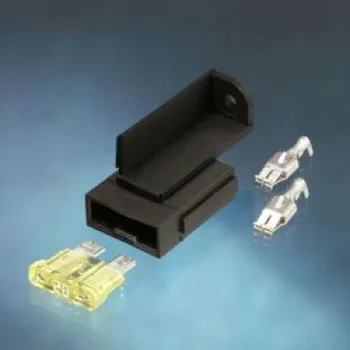 Autopojistky Littelfuse držák pojistky ATO max. 20 A panelový vč. 2 ks konektorů (Pouzdro pojistky nožové)