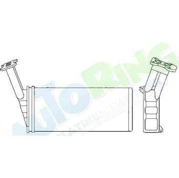 Výměník tepla Radiátor topení CITROEN BX (XB) i Kombi 08.82-1992 LP.0000.1990.06-199006 - DOPRAVA ZDARMA