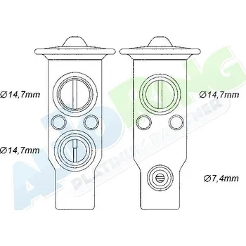 Ventil klimatizace Expanzní ventil klimatizace HYUNDAI Coupé i Tiburon (GK) 09.06-07.09 LP.0000.2882.93-288293 - DOPRAVA ZDARMA