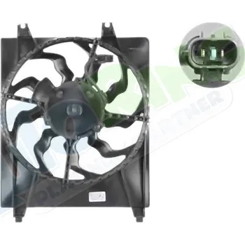 Ventilátor topení a klimatizace Ventilátor s krytem / úchytem - sahara HYUNDAI Santa Fe (CM) 03.06-05.09 LP.0000.2554.45-255445 - DOPRAVA ZDARMA