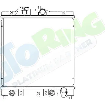 Chladič motoru Chladič vody HONDA Civic LB i Combi (MBxx, MC2) 1997-05.01 LP.0000.1652.45-184294 - DOPRAVA ZDARMA