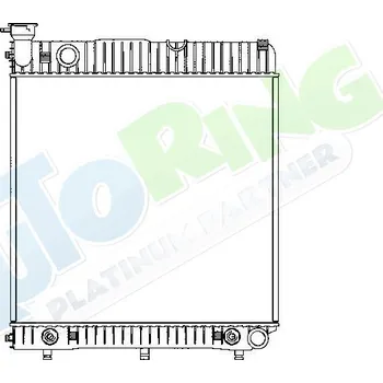 Chladič motoru Chladič vody MERCEDES 207-410 1977-1995 LP.0000.1663.84-166384 - DOPRAVA ZDARMA