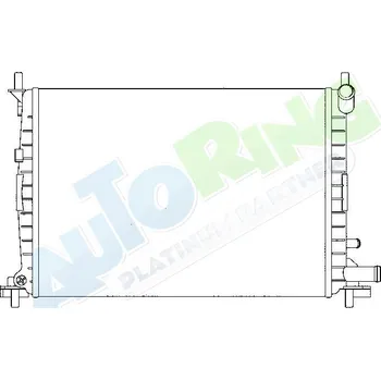 Chladič motoru Chladič vody FORD Fiesta i Courier 1996-07.99 LP.0000.1619.43-178404 - DOPRAVA ZDARMA