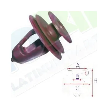 Oprava karosérie Úchytka TOYOTA Hilux (N60) 2002-2005 LA.0000.8706.89-101756 - DOPRAVA ZDARMA