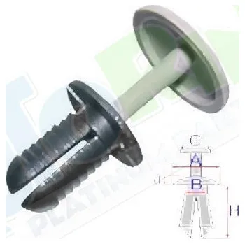 Oprava karosérie Úchytka FORD Fiesta i Courier 08.99-2002 LA.0000.8508.65-95532 - DOPRAVA ZDARMA