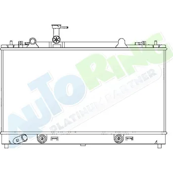 Chladič motoru Chladič vody MAZDA 6 (GG,GY) 05.02-10.07 LP.0000.1655.85-165585 - DOPRAVA ZDARMA