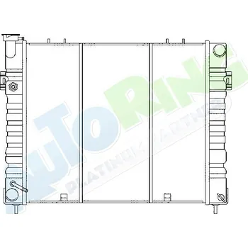 Chladič motoru Chladič vody JEEP Grand Cherokee (Z) 1993-1998 LP.0000.1642.18-178413 - DOPRAVA ZDARMA