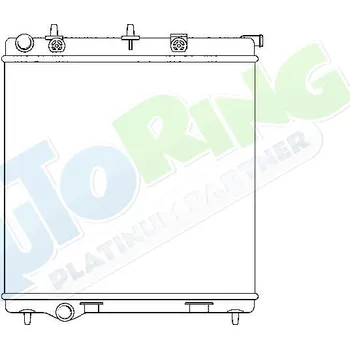 Chladič motoru Chladič vody CITROEN C2 (JM) 04.08-2010 LP.0000.1661.74-183132 - DOPRAVA ZDARMA