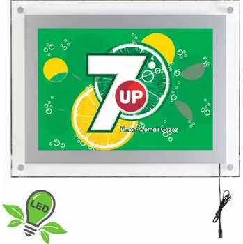 Kancelářský nábytek Akrylový LED rámeček A4 - Šedý