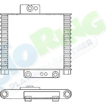 Chladič motoru Chladič oleje HYUNDAI Galoper (JK01) 1998-2004 LP.0000.2205.42-220542 - DOPRAVA ZDARMA