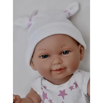 Panenka Realistické miminko holčička Mica v bodíčku od firmy Vestida de Azul (Doprava od 35 Kč)