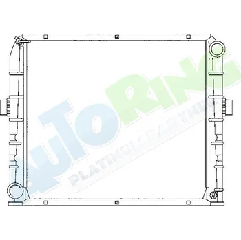 Chladič motoru Chladič vody IVECO Eurocargo 1991-2003 LP.0000.1801.92-180192 - DOPRAVA ZDARMA