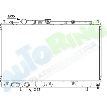 Chladič motoru Chladič vody MITSUBISHI Colt (CJO) 08.95-04.04 LP.0000.1637.83-163783 - DOPRAVA ZDARMA