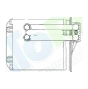 Výměník tepla Radiátor topení MERCEDES Sprinter (209-524) od 06.2006 LP.0000.2064.69-206469 - DOPRAVA ZDARMA