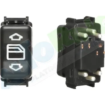 Spínač ovládání stahování okna MERCEDES W124 1985-05.96 LA.0000.8589.03-80079 - DOPRAVA ZDARMA