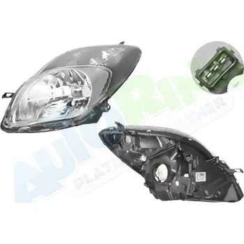 Přední světlomet Hlavní světlomet TOYOTA Yaris HB (XP9,90) 02.09-02.11 LA.0000.8716.90-52587 - DOPRAVA ZDARMA