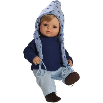Panenka Realistická panenka chlapeček - Laurin v modrém od firmy Berjuan (Doprava zdarma)