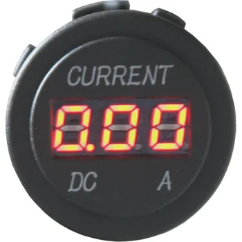 Digitální ampérmetr 0-10A červený (34544)