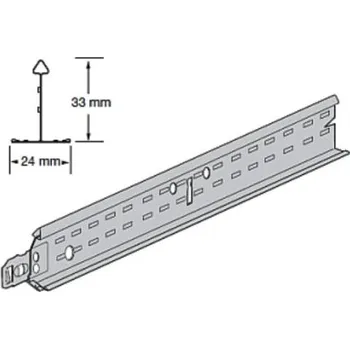 Stavební profil Profil podhl příčný Prelude 24 System S+ 1200x24x33 (60 ks/bal) KCS