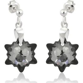 Náušnice Lafira stříbrné náušnice Edel Night 1064