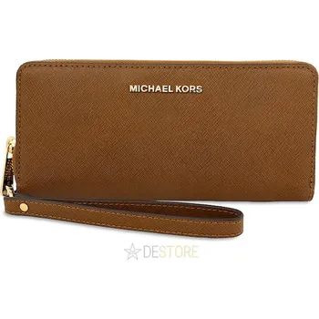 Peněženka Michael Kors Jet Set Travel Leather Continental Luggage