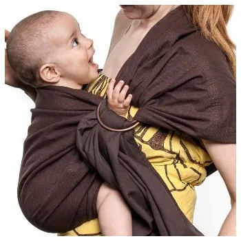 Liliputi Ring Sling šátek hnědý Šátek na nošení dítěte Liliputi Ring Sling šátek hnědý