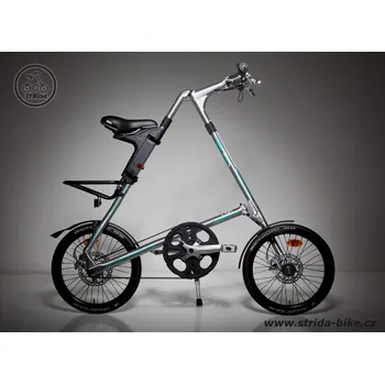 Strida SX silver brush (stříbrná) - skládací kolo + BONUS Doprava zdarma Akční cena