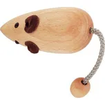 Dětská dřevěná buková úchytka myška