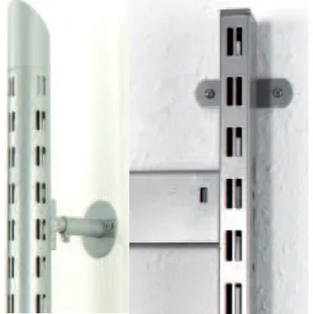 Nábytkové kování příslušenství pro sloupy a kruhové sloupy šroub tuhý s plochou nohou z plastu, 50mm d.záv.