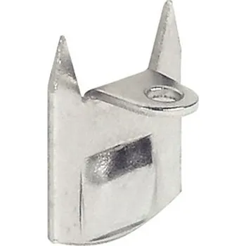 Protiplech pro zástrč, ocelový niklovaný