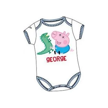 Kojenecký body Dětské body chlapecké bílé vel.1M