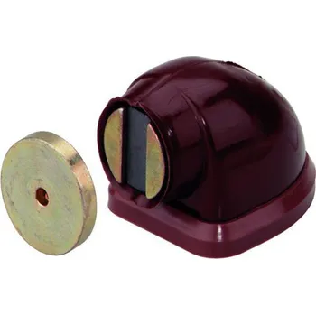 Magnetický stavěč dveří , přídržná síla 20 kg, hnědý