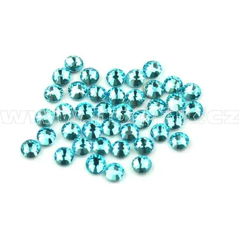 celobroušené hot-fix kameny Premium barva 120 Aquamarine, velikost SS6 až SS30, balení 144ks barva: celobroušený CBP/120 Aquamarine, velikost: velikost SS 6, balení: balení 1grs /144ks