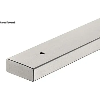 Nábytkové kování Pohledová nábytková noha z nerezu, bez výškového nastavení délka 100 mm,povrch leštěný