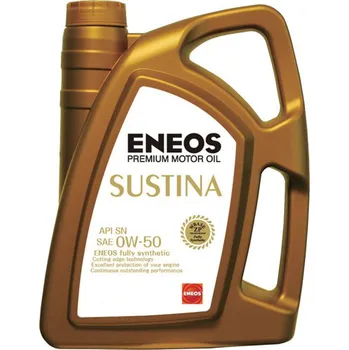 Motorový olej Recenze Eneos Sustina 0W-50