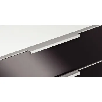 Nábytkové kování Nábytková úchytka do hrany, stříbrně eloxovaná délka 2500 mm