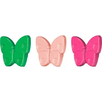 Dětská úchytka motýl růžová