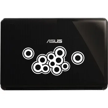 Samolepka na notebook Kruhy