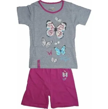 Dívčí letní komplet šedý vel.98