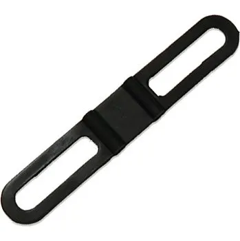 Cyklosvítilna Silikonový držák - černá