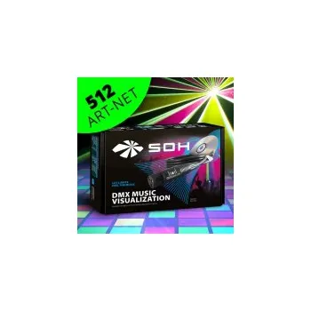 Grafický software DMX PIPE & Music Visualization 512 Art-Net