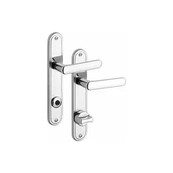 Dveřní kování Interiérové kování ROSTEX EXCLUSIVE klika / klika 90/WC Cr