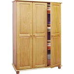 IDEA Třídveřová skříň 8863 masiv borovice