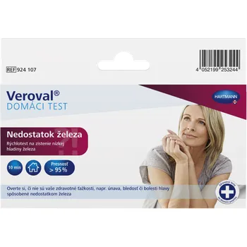 Diagnostický test HARTMANN Veroval nedostatek železa domácí test 1 ks
