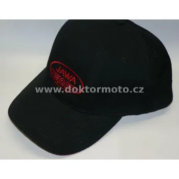 Pokrývka hlavy Čepice s kšiltem - logo JAWA - černá
