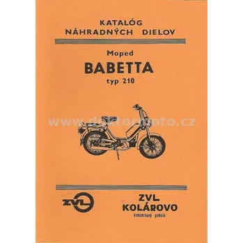 Motodíl Jawa 50 Babetta typ 210- dvourychlostní, katalog ND