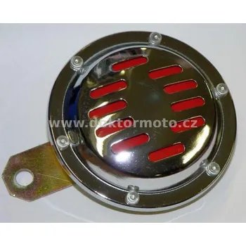 Houkačka Klakson 6V KS-713C chrom VELOREX,ČZ,JAWA,MZ